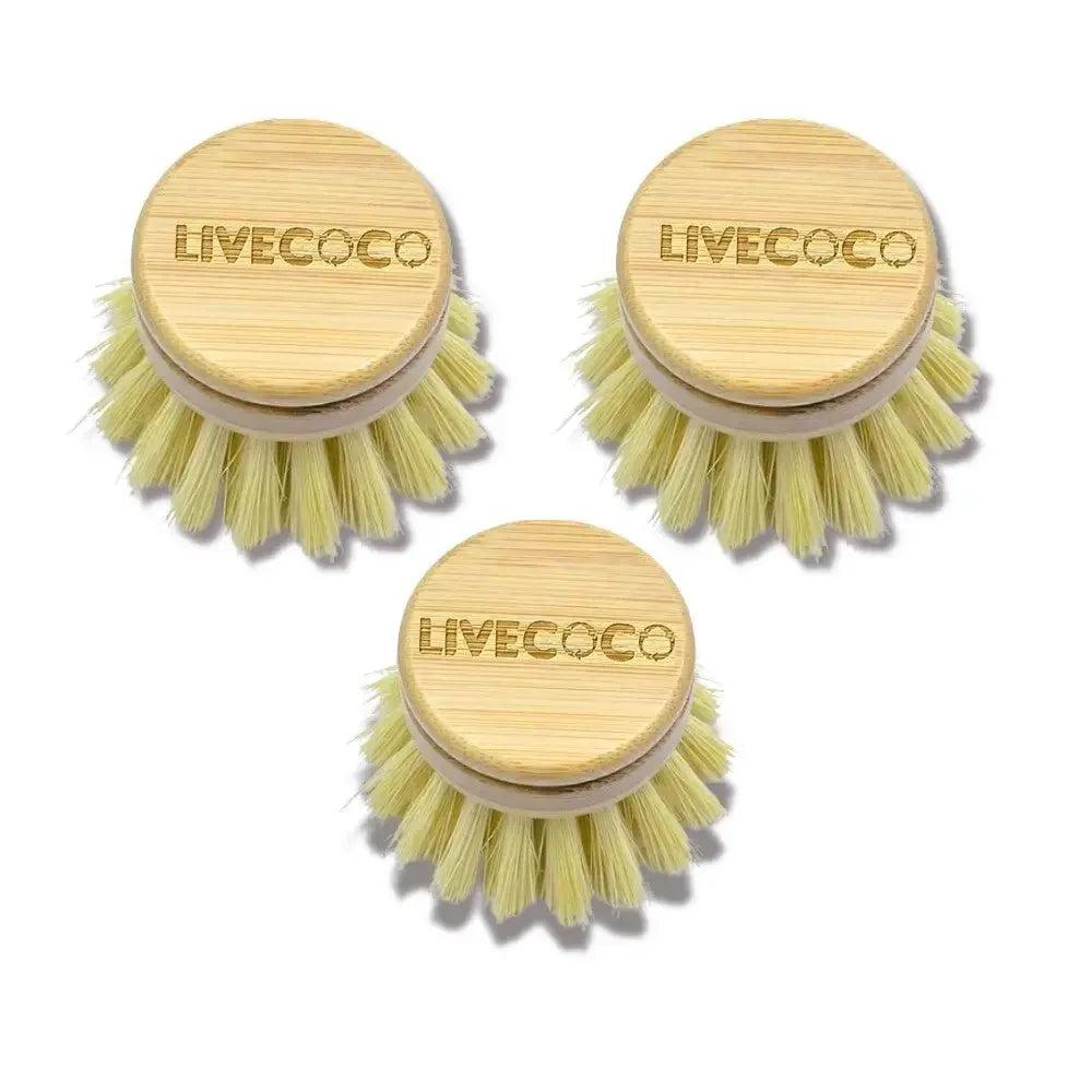 Bamboo Dish Cleaning Brushes LiveCoco