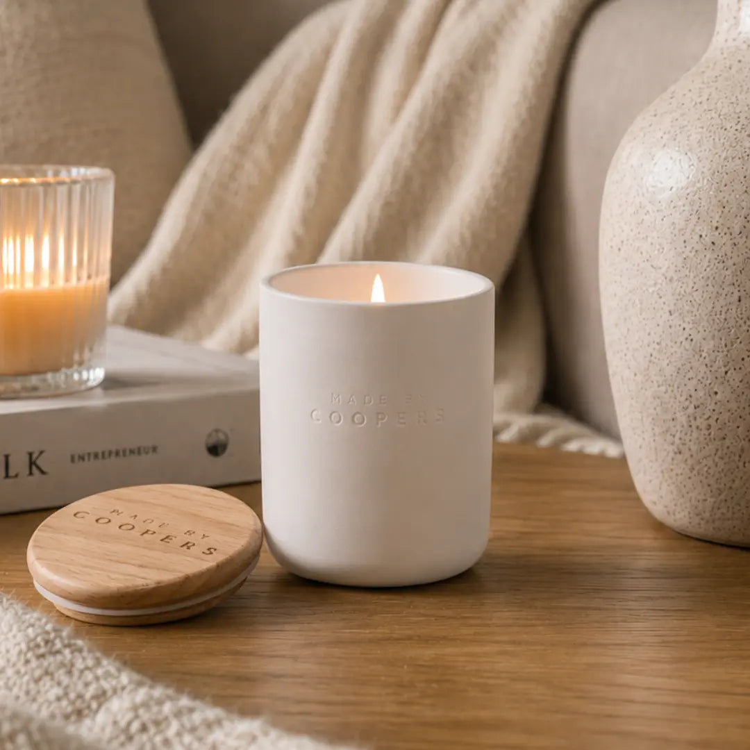 Calm Natural Scented Candle Made By Coopers