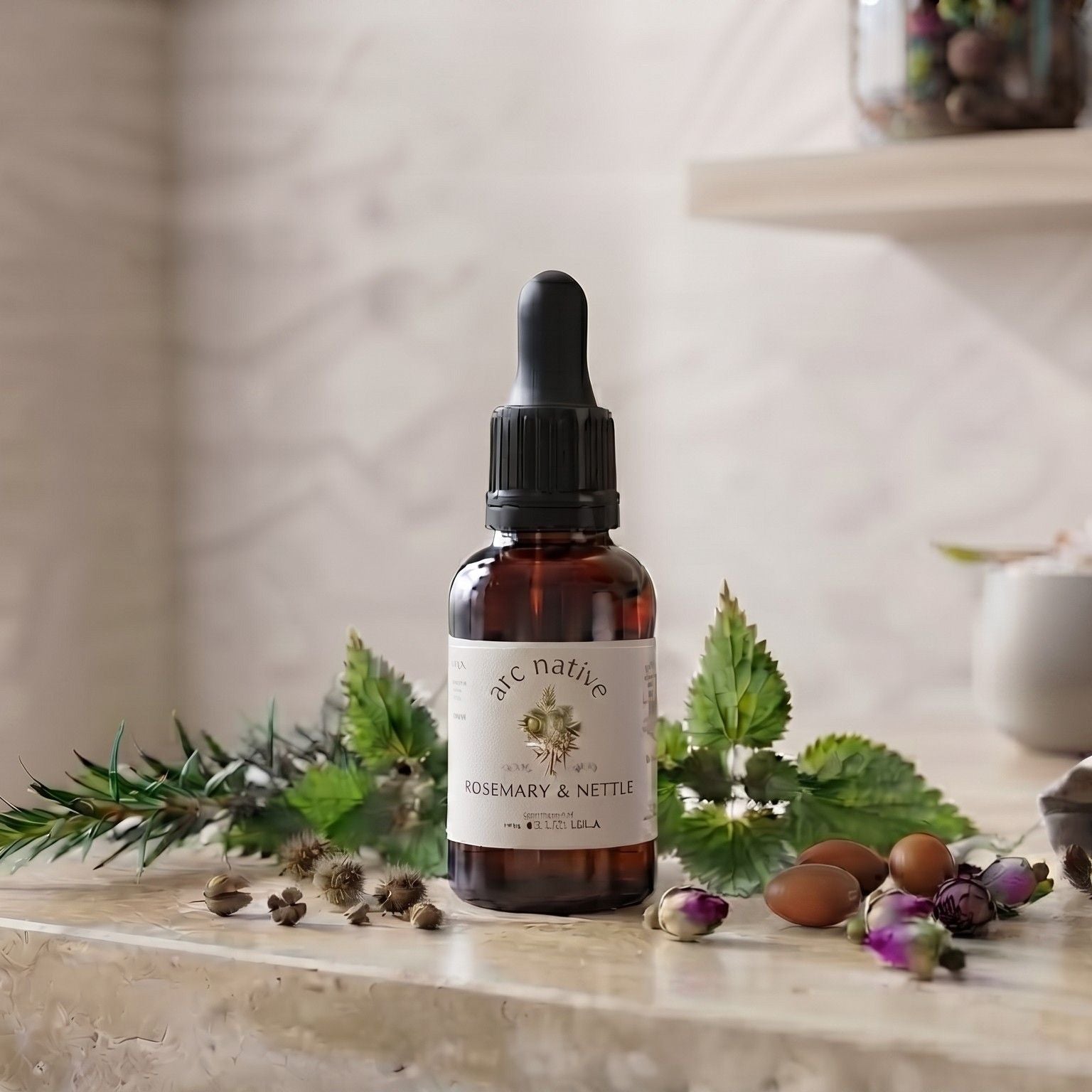 Nourishing hair oil for damaged hair