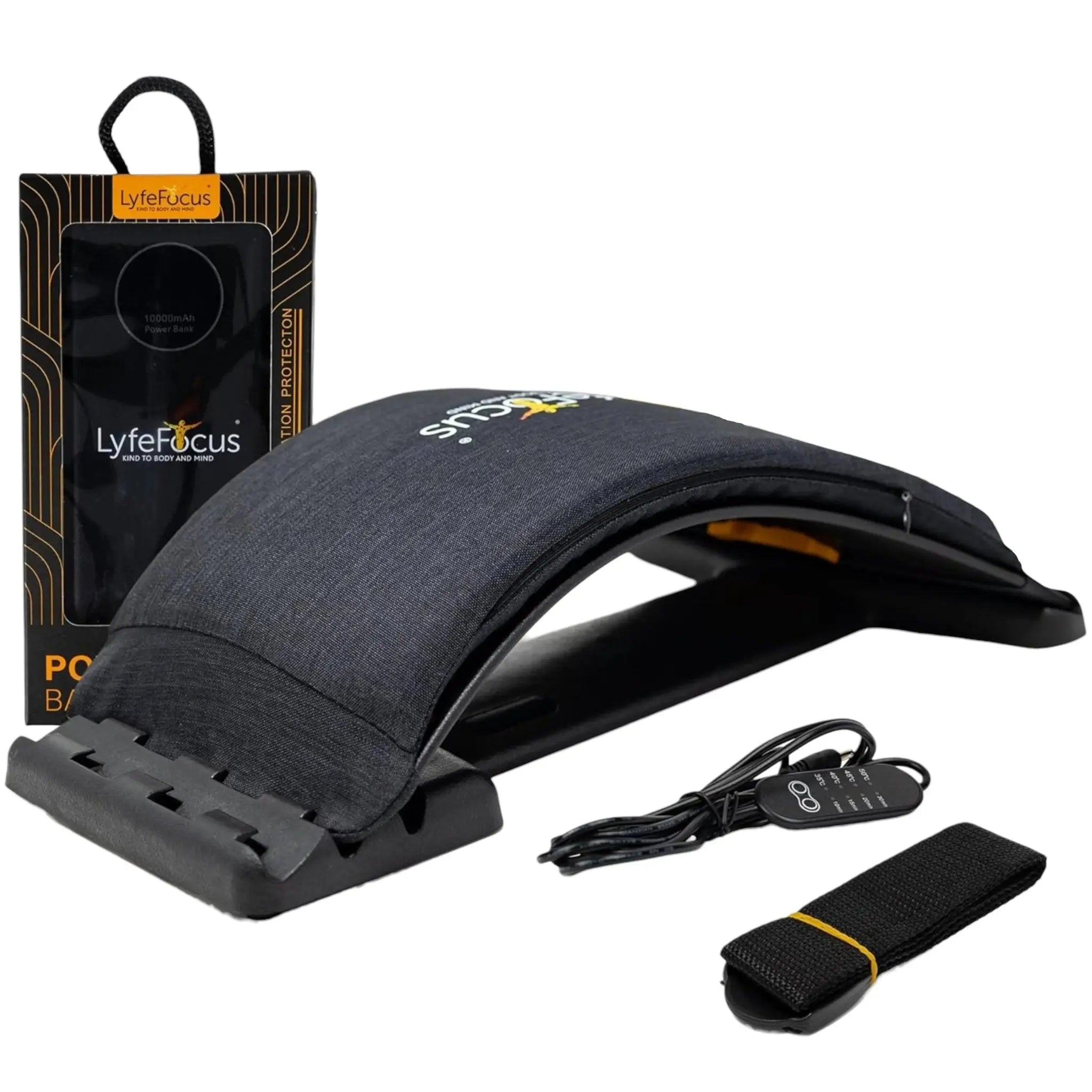 Back Stretcher With Heat LyfeFocus