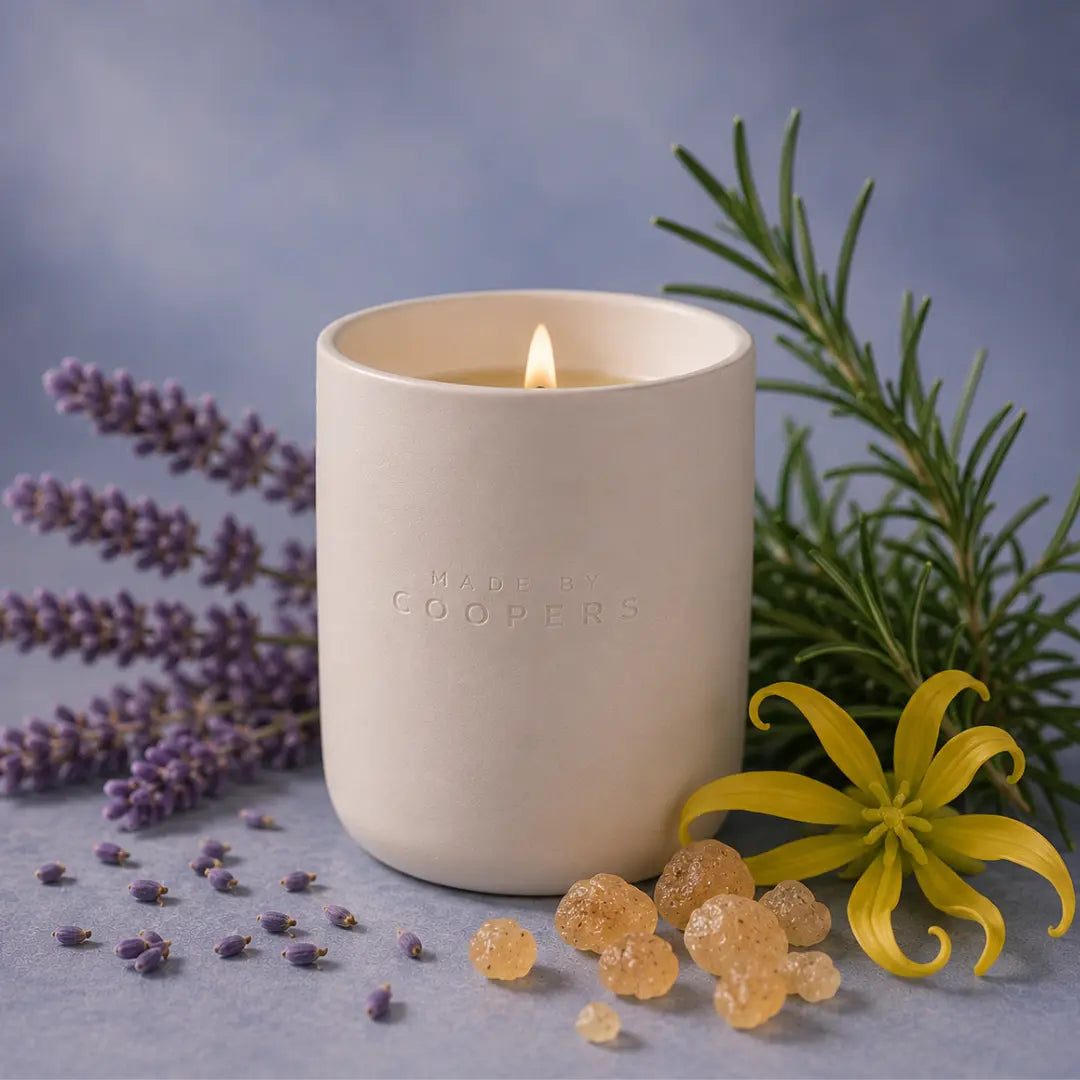 Calm Natural Scented Candle Made By Coopers