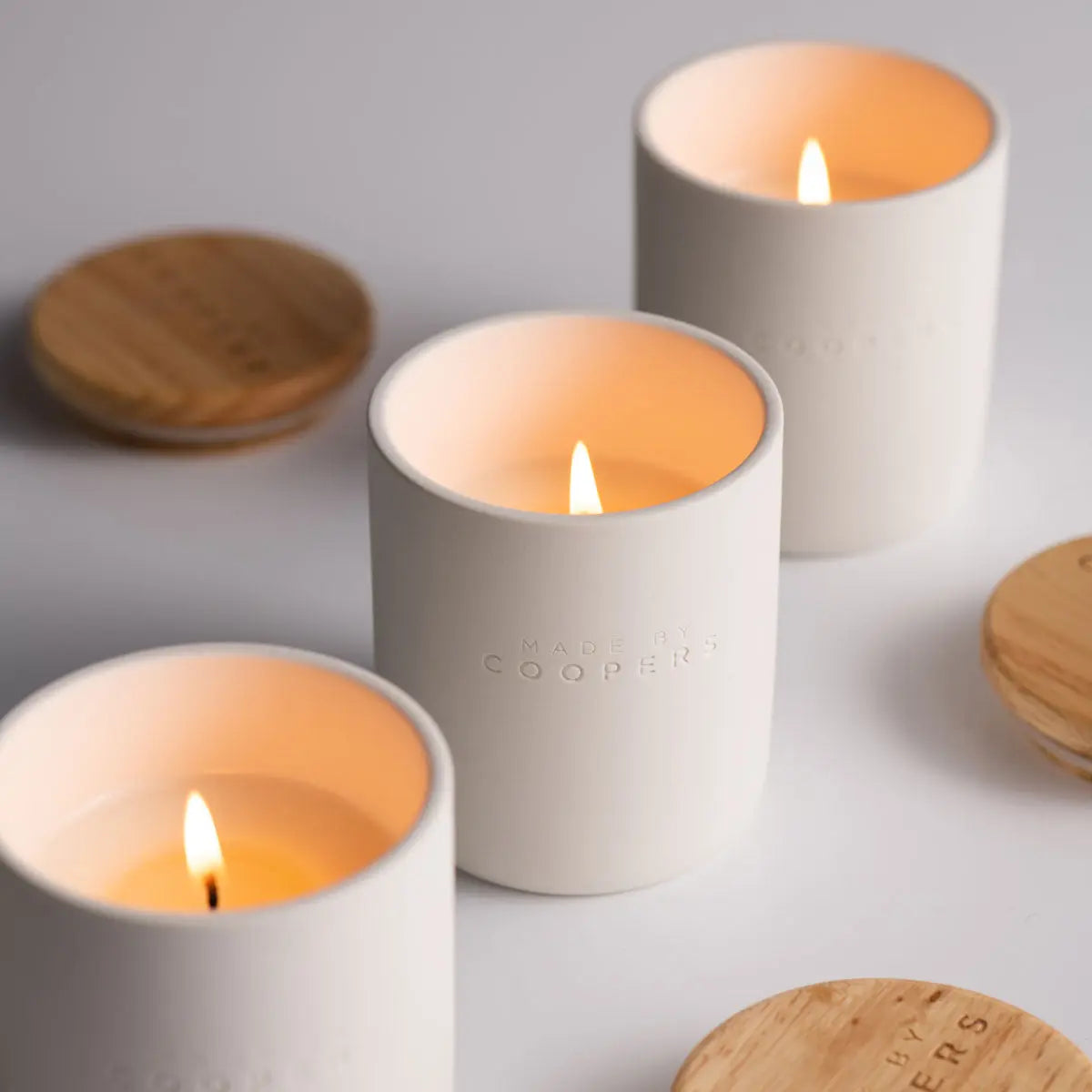 Calm Natural Scented Candle Made By Coopers