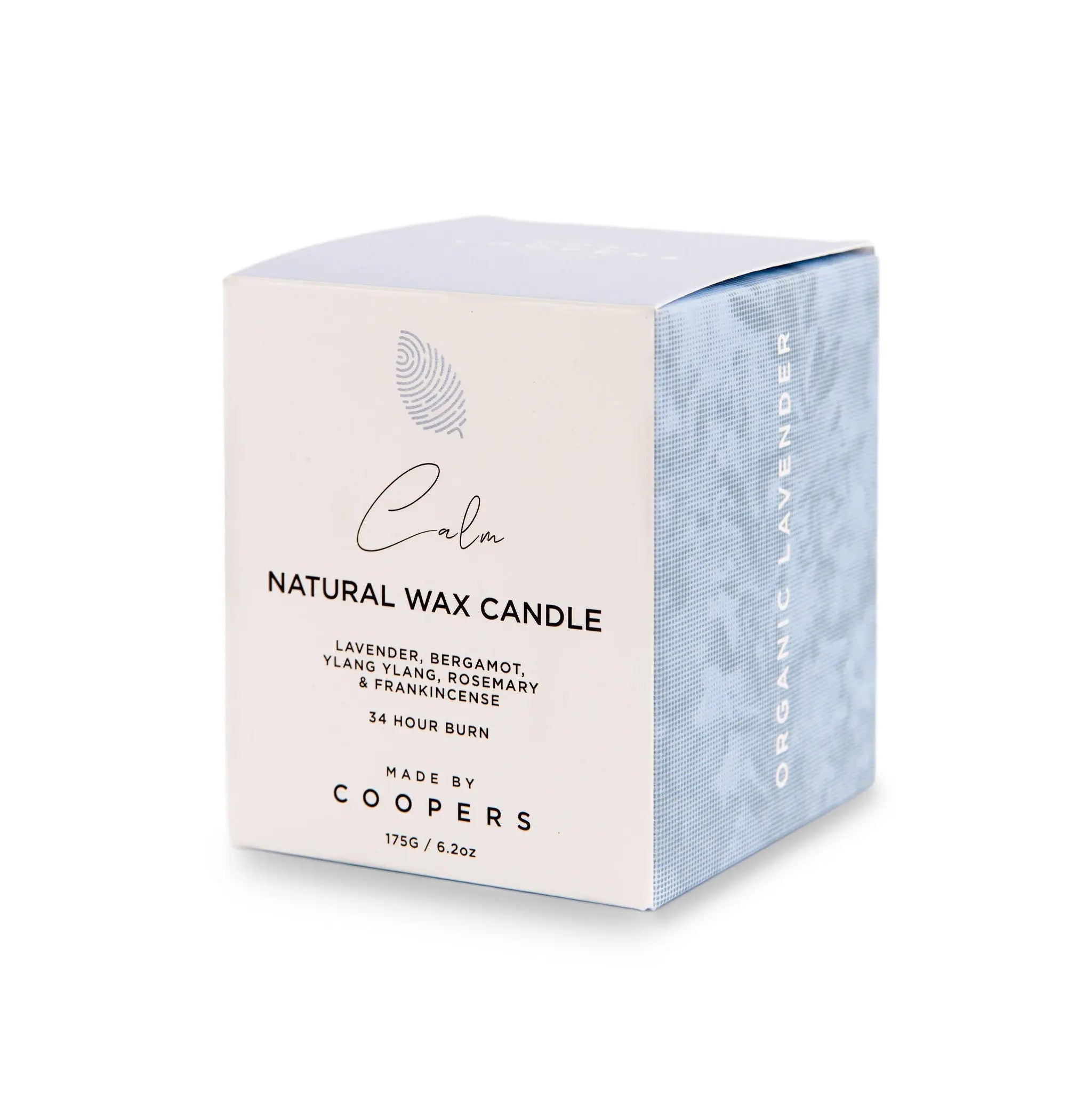 Calm Natural Scented Candle Made By Coopers