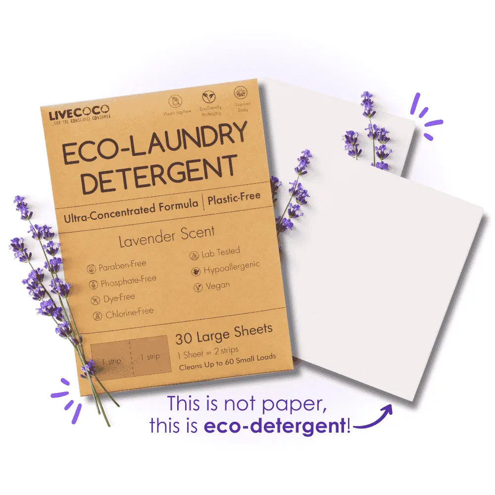 Eco-Laundry Detergent Sheets (60 Loads) LiveCoco