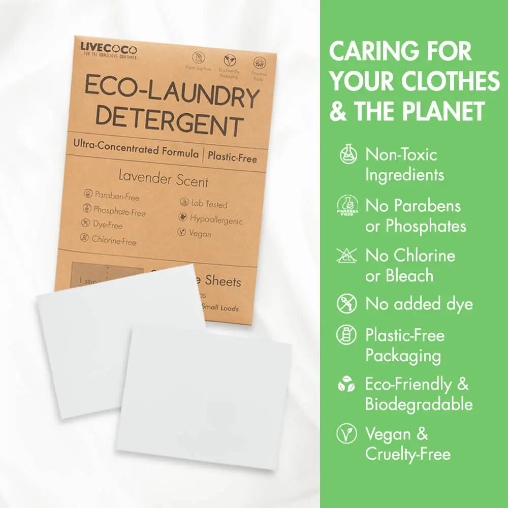 Eco-Laundry Detergent Sheets (60 Loads) LiveCoco