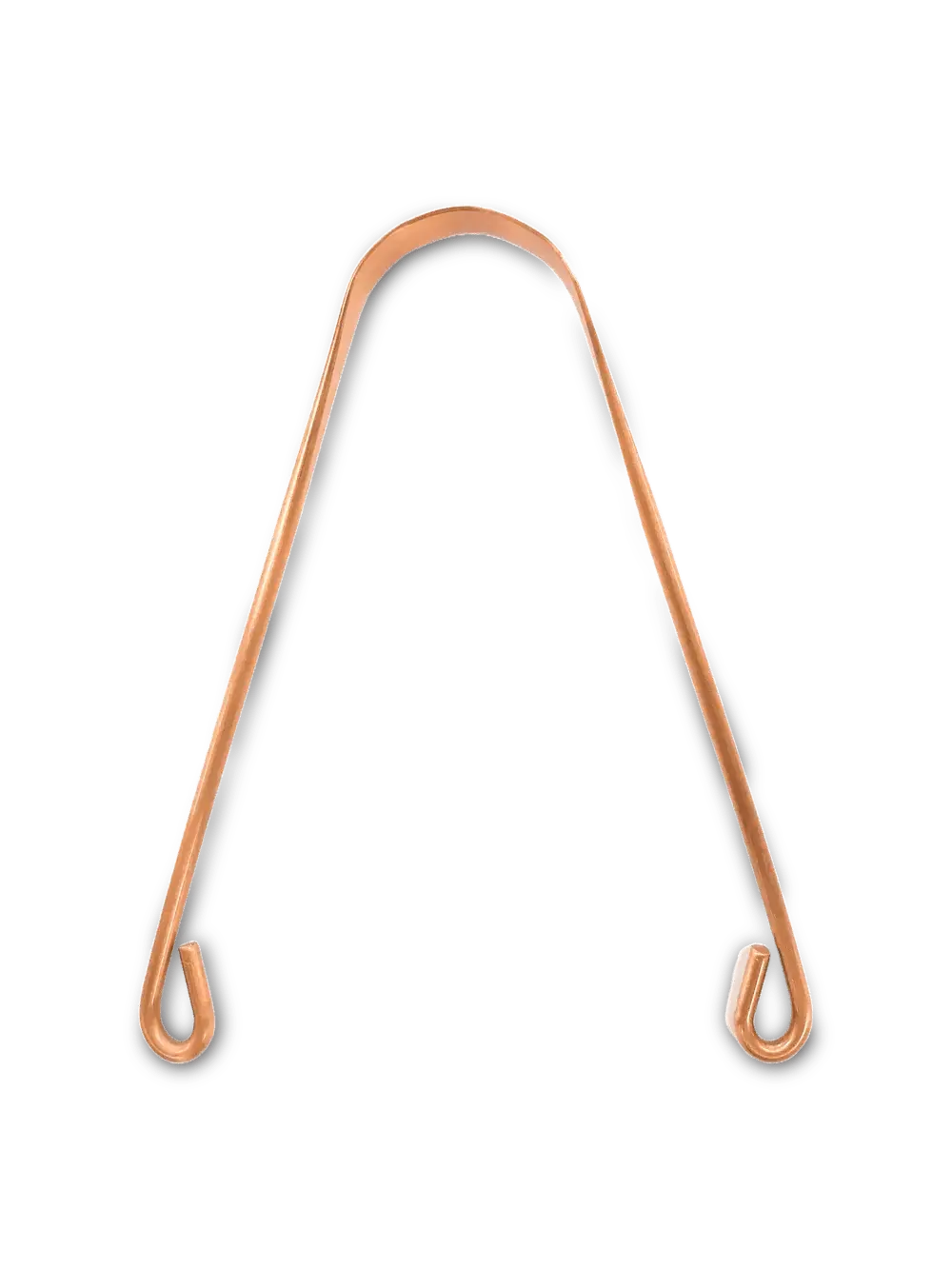 Pure Copper Tongue Scraper (anti-microbial) LiveCoco